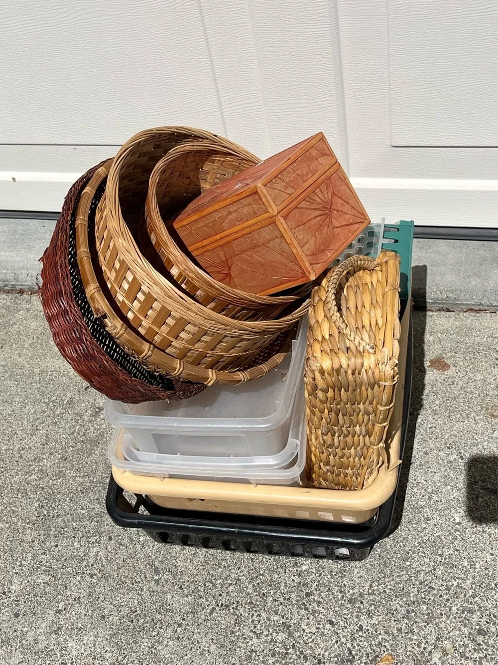 Handwoven Natural Brown Basket Collection - Home Accents